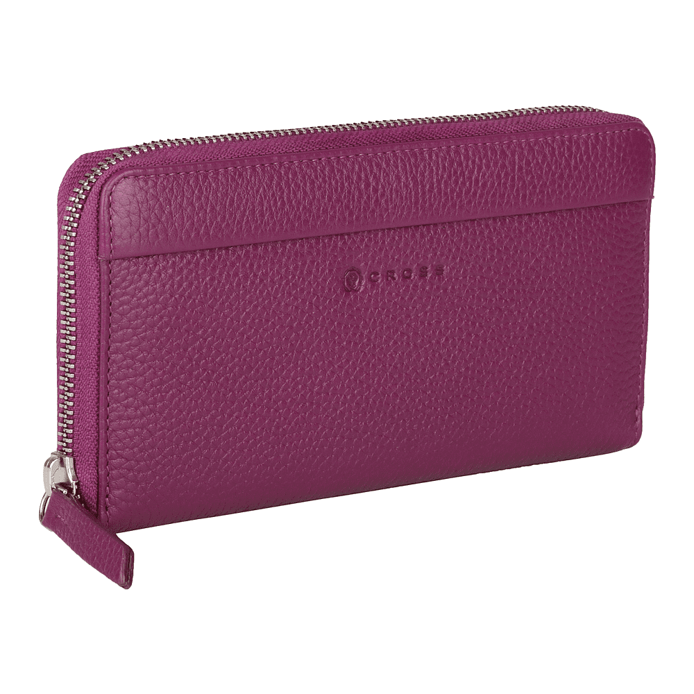 Кошелек "Colors Plum", кожа, сливовый - 2