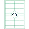 Самоклеящиеся этикетки универсальные "Rillprint", 48.5x25.4 мм, 100 листов, 44 шт, белый - 2