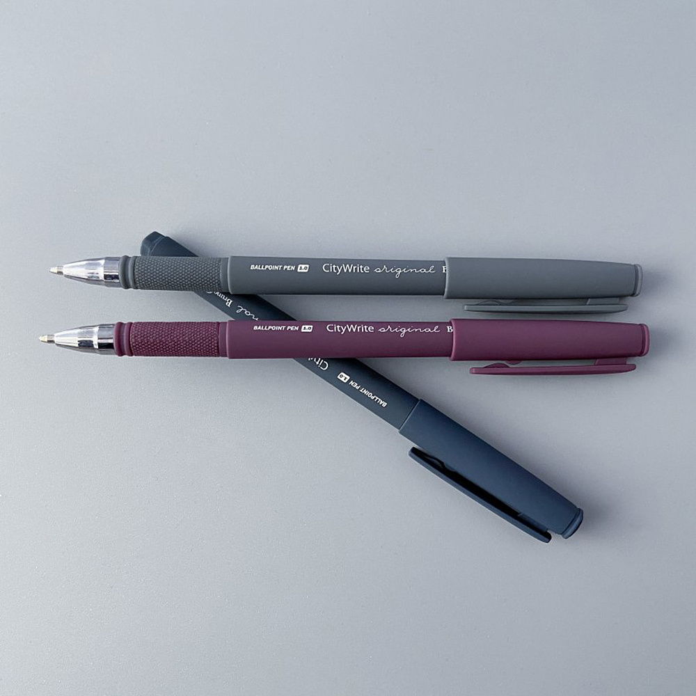Ручка шариковая "CityWrite", 1,0 мм, ассорти, стерж. синий - 4