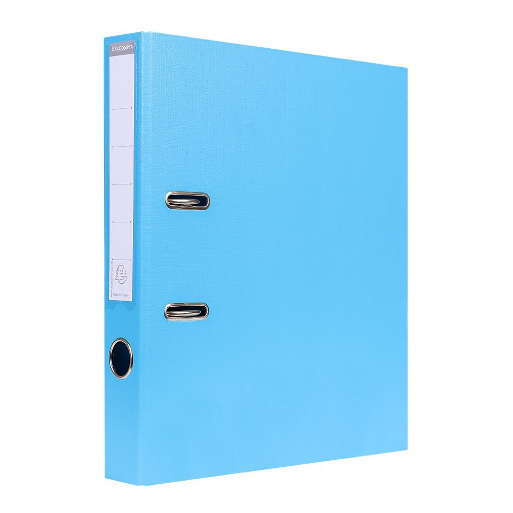 Папка-регистратор "Exacompta", A4, 50 мм, ПВХ, голубой