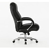 Кресло для руководителя BRABIX "Premium Bomer HD-007", экокожа, хром, черный - 4