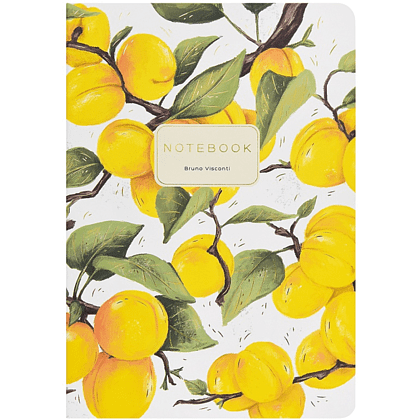 Тетрадь "Flora. Paradise. Абрикосы", A5, 40 листов, клетка, белый, желтый - 2