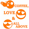 Кружка "Coffee, love & all above", керамика, 330 мл, белый, оранжевый - 2