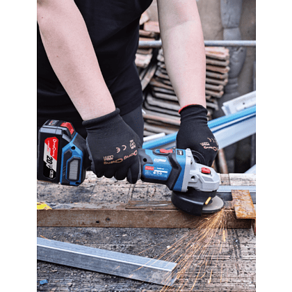 Угловая шлифмашина DongCheng DCSM04-125 (TYPE H2K), 125 мм, 2 АКБ, 6 Ач, З/У 4 А - 3