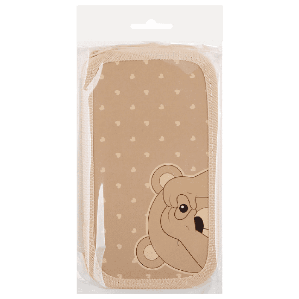 Пенал-книжка "Мишка", 2 отделения - 3