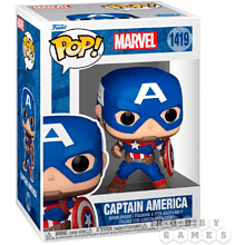 Фигурка Funko POP! Марвел: Капитан Америка в боевой позе
