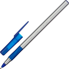 Ручка шариковая "Bic Round Stic Exact", 0.30 мм, серый, стерж. cиний