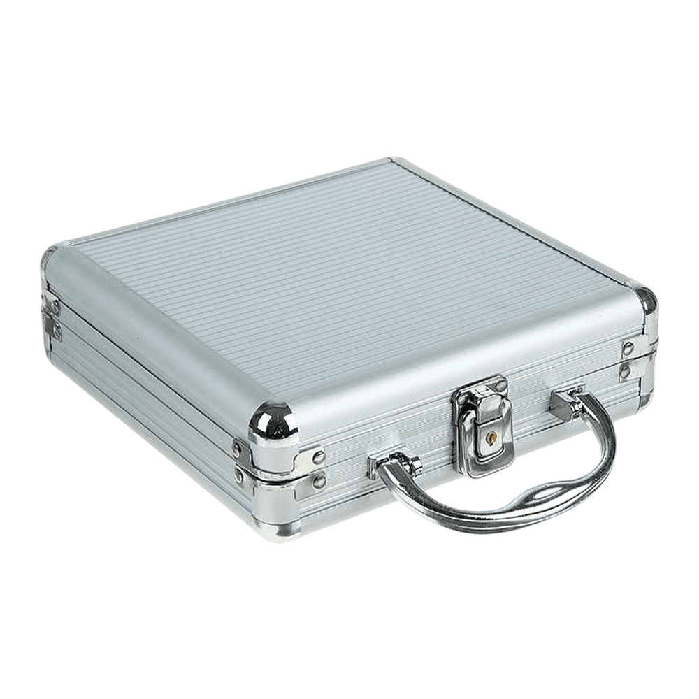 Игра настольная "Покер" в металлическом кейсе (2 колоды карт, фишки 100 штук, 5 кубиков) - 5