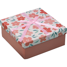 Коробка подарочная "Bloom flowers", 17х17х*8 см, картон