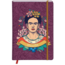 Блокнот "Frida Kahlo", А5, 80 листов, линейка, ассорти