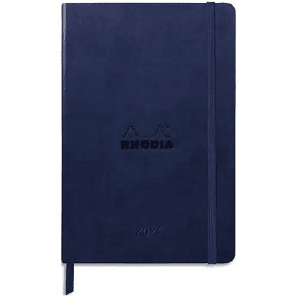 Ежедневник датированный "Rhodiatime", A5, 160 страниц, линованный, синий
