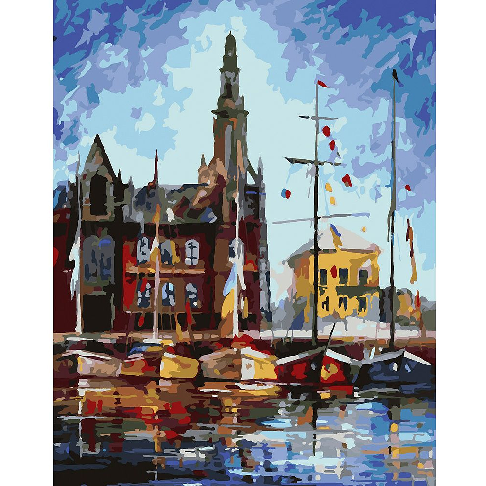 Картина по номерам "Антверпен Бельгия"