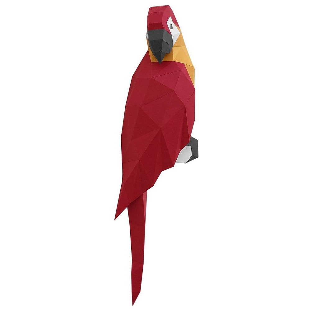 Набор для 3D моделирования "Попугай Ара", красный - 3