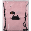 Мешок для обуви "Sweetest cat", розовый, черный - 2