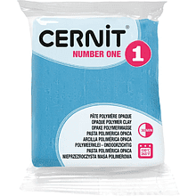 Полимерная глина "Cernit № 1 (Number One)", 56 г, 230 ярко-голубой