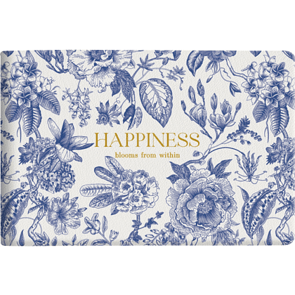 Еженедельник датированный "Happiness" на 2026 год, А6, 128 страниц, синий