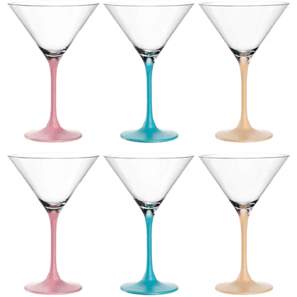 Бокал стеклянный для коктейлей "Brera", 230 мл, ассорти