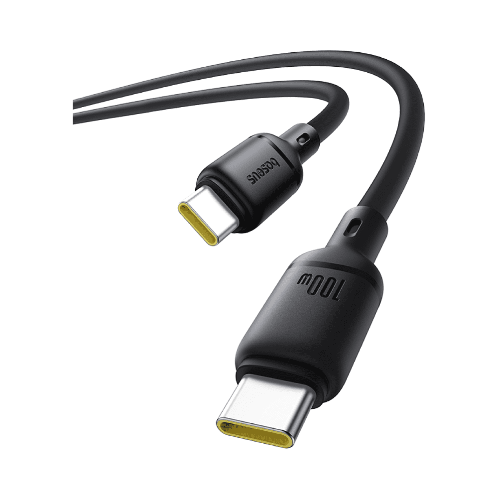 Кабель Baseus P10377704113-00, Type-C to Type-C, 100W, 1 м, Cluster Black - 2