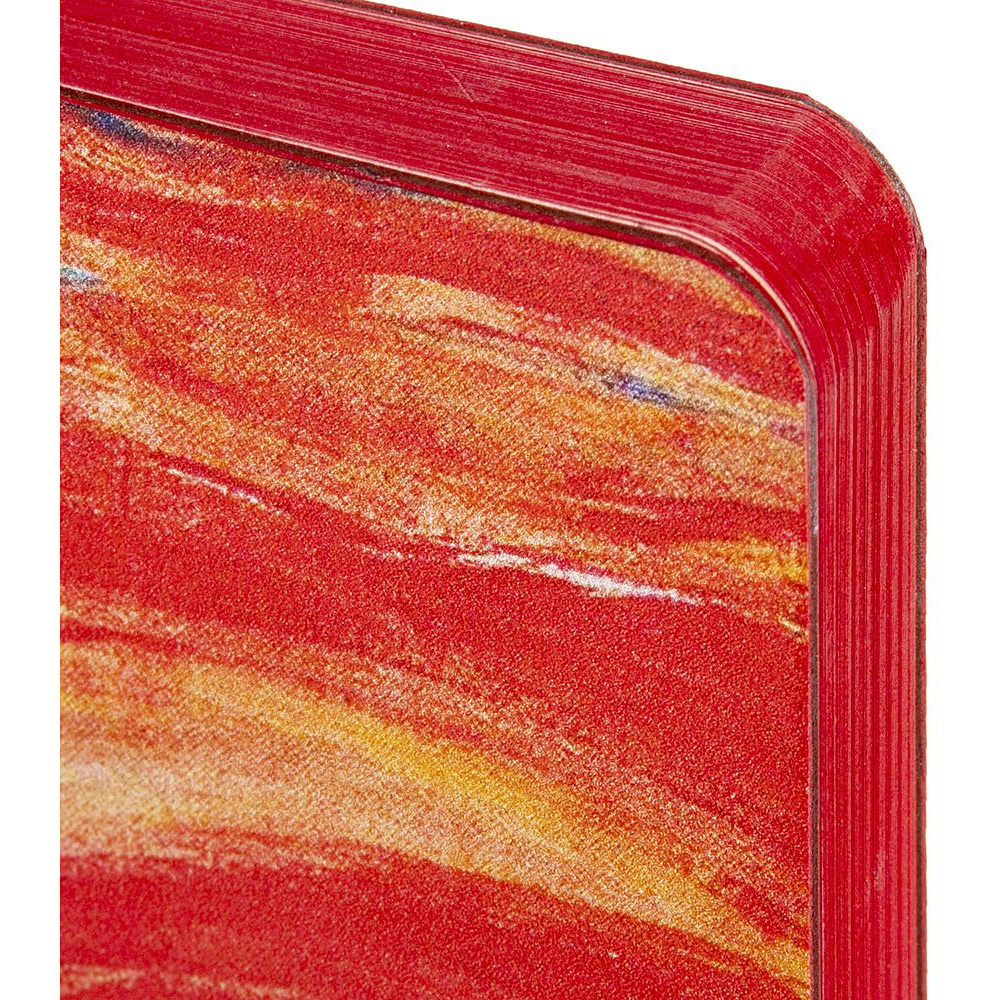 Ежедневник недатированный "Edvard Munch", А5, 136 страниц, красный - 4