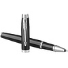 Ручка-роллер "IM Black Lacquer CT", 0.5 мм, черный, серебристый, стерж. черный - 3