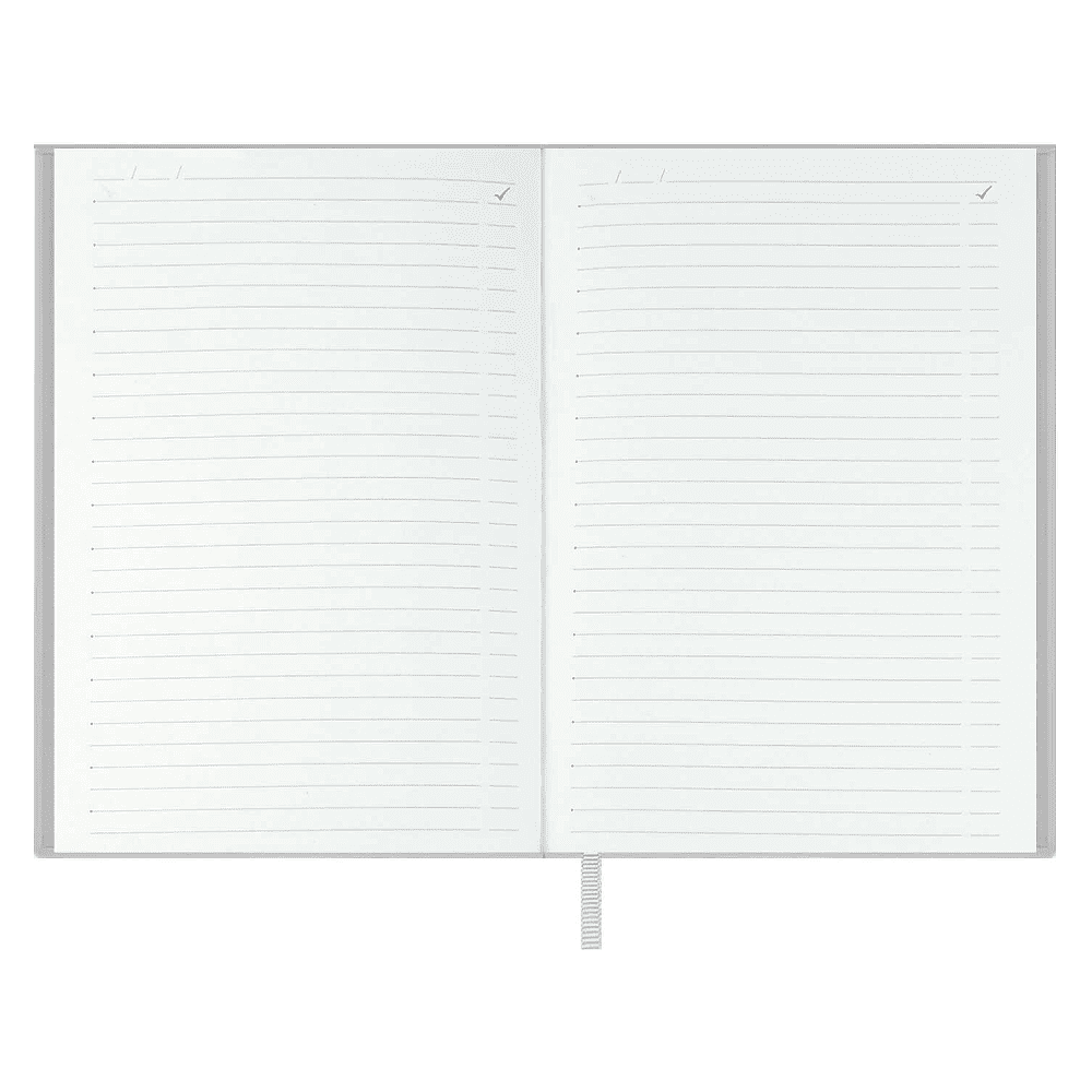 Ежедневник недатированный "Аспид Глосс", А6+, 320 страниц, линейка, серый - 5