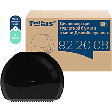 Диспенсер Tellus для туалетной бумаги в мини рулонах, черный, TР2