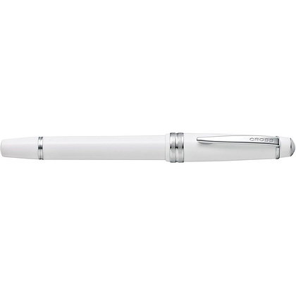 Ручка перьевая "Cross Bailey Light", M, белый, серебристый, патрон черный - 3