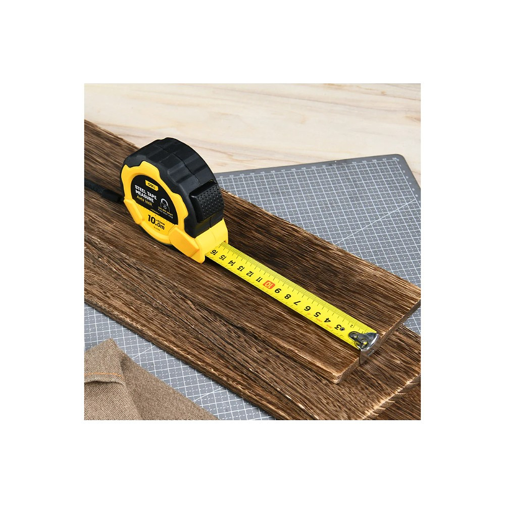 Рулетка Deli YS EDL9003P, 10 м х 25 мм, желтый, черный - 8