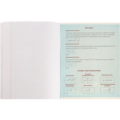 Тетрадь "На Чёрном. Физика", А5, 48 листов, клетка, черный - 2