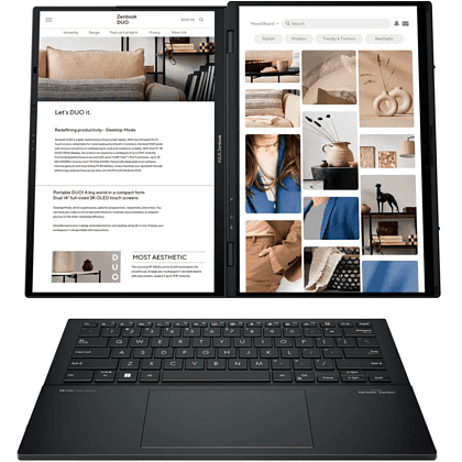 Ноутбук ASUS Zenbook Duo UX8406CA-QL080W, 16GB, 1TB, W11H, черный  - 5