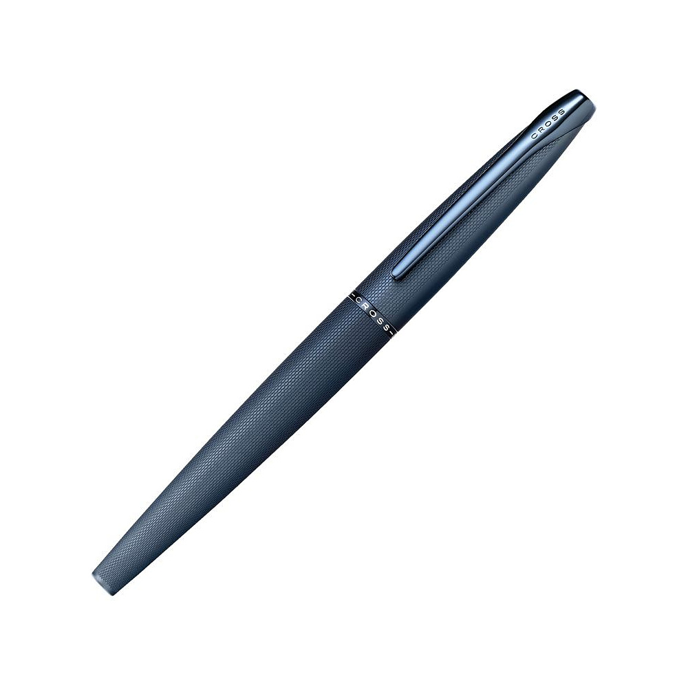 Ручка перьевая "Cross ATX Sandblasted Dark Blue Fountain Pen", M, темно-синий, патрон черный - 3
