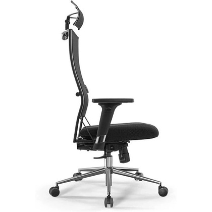 Кресло компьютерное ErgoLife SynchroSit Air-180 B2-311D, ткань, сетка, черный - 2