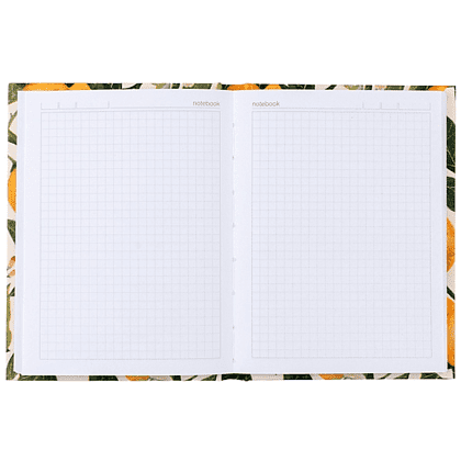 Блокнот "Flora. Paradise. Lemons", A6, 80 листов, клетка, желтый, зеленый - 2