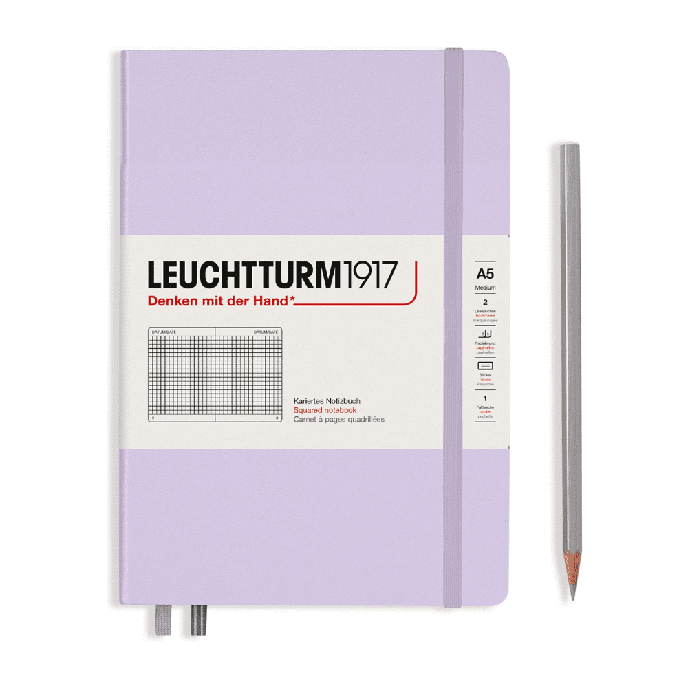 Блокнот "Leuchtturm1917. Classic", А5, 251 листов, клетка, сиреневый