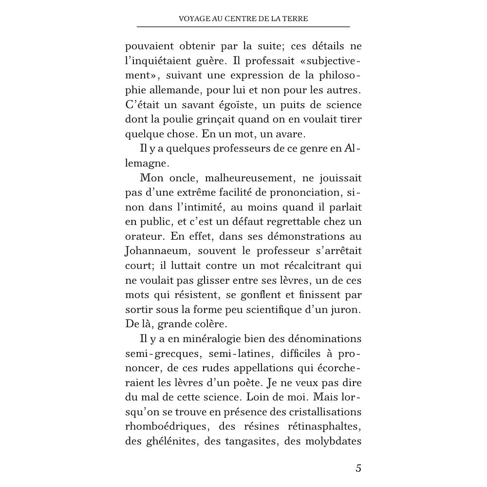 Книга на французском языке "Voyage au centre de la Terre", Жюль Верн - 5