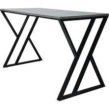 Стол письменный ALLERD GEON, черный муар, Бетон