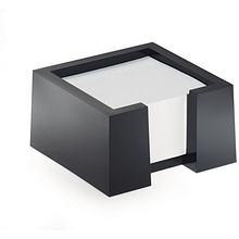 Подставка для бумажного блока "Cubo", 115x60x115 мм, с бумагой, черный