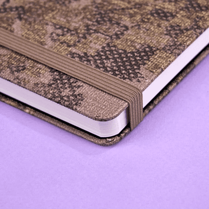 Блокнот "Shabby brown texture", А5, 96 листов, линейка, коричневый - 10