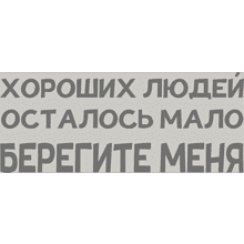 Кружка термическая "Берегите меня", темно-серый