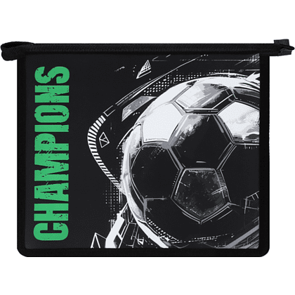 Папка для тетрадей "Champions", А5+, черный