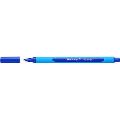 Ручка шариковая "Schneider Slider Edge F", голубой, синий, стерж. синий - 3
