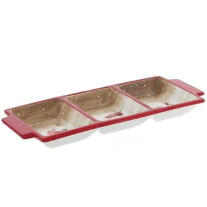 Менажница керамическая "Сказочная пора", разноцветный - 2