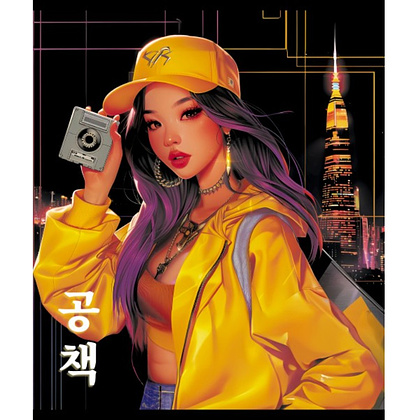 Тетрадь "Поп", А5, 48 листов, клетка, ассорти