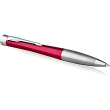 Ручка шариковая автоматическая Parker "Urban Core K314 Vibrant Magenta CT", 1.0 мм, пурпурный, серебристый, стерж. синий