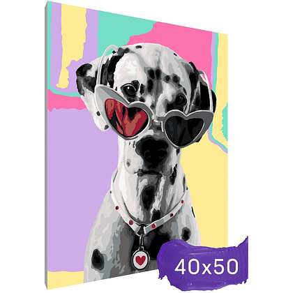 Картина по номерам "Далматинец" - 2 Картина по номерам "Далматинец" - 2