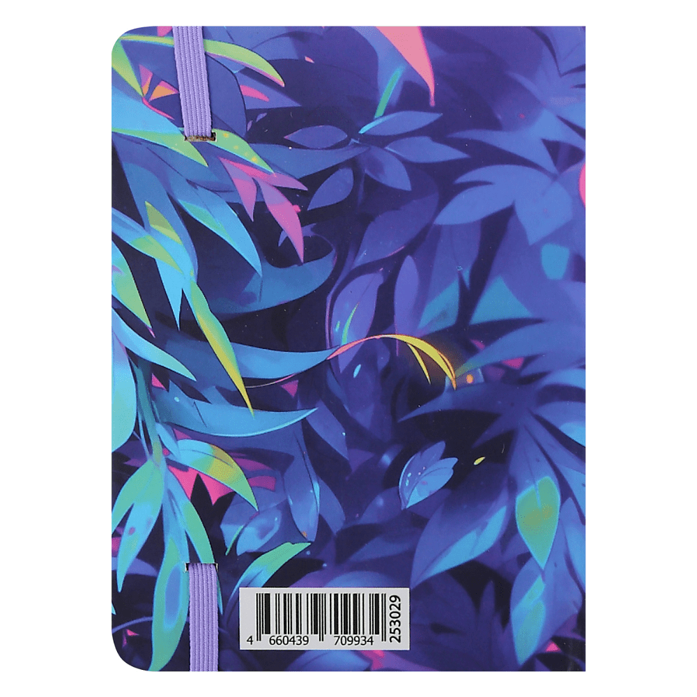Книга записная "Tropical cat", А6, 64 листа, в линейку, разноцветный - 3