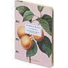 Тетрадь "Flora персики", А5 120 листов, клетка, розовый - 2