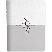 Тетрадь "Notes", А5, 48 листов, клетка, серый