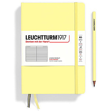 Блокнот "Leuchtturm1917. Smooth Colours", А5, 125 листов, линейка, ванильный