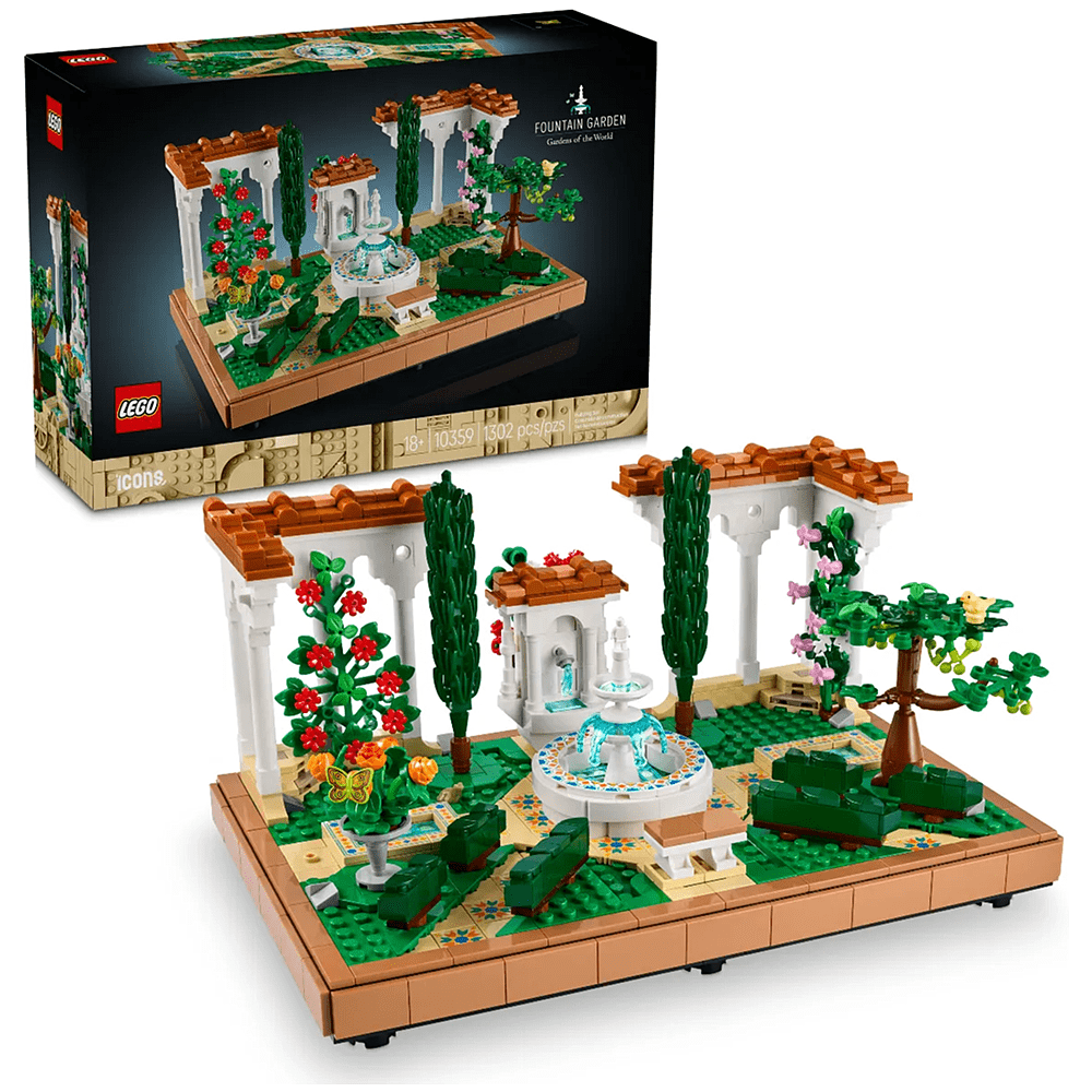 Конструктор "Lego", "Сад с фонтанами"